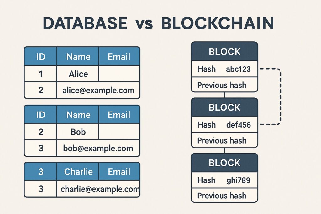 Blockchain vs Traditional Database: Do You Need a Blockchain?