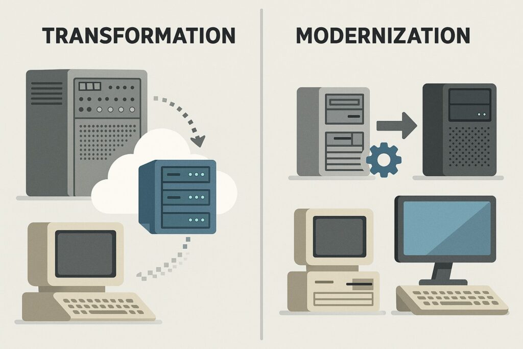 Digital Transformation vs IT Modernization: What’s the Difference?