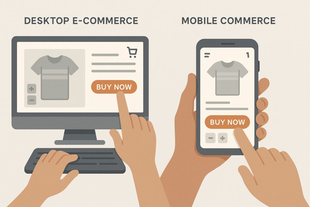 E-Commerce vs M-Commerce: Online vs Mobile Commerce