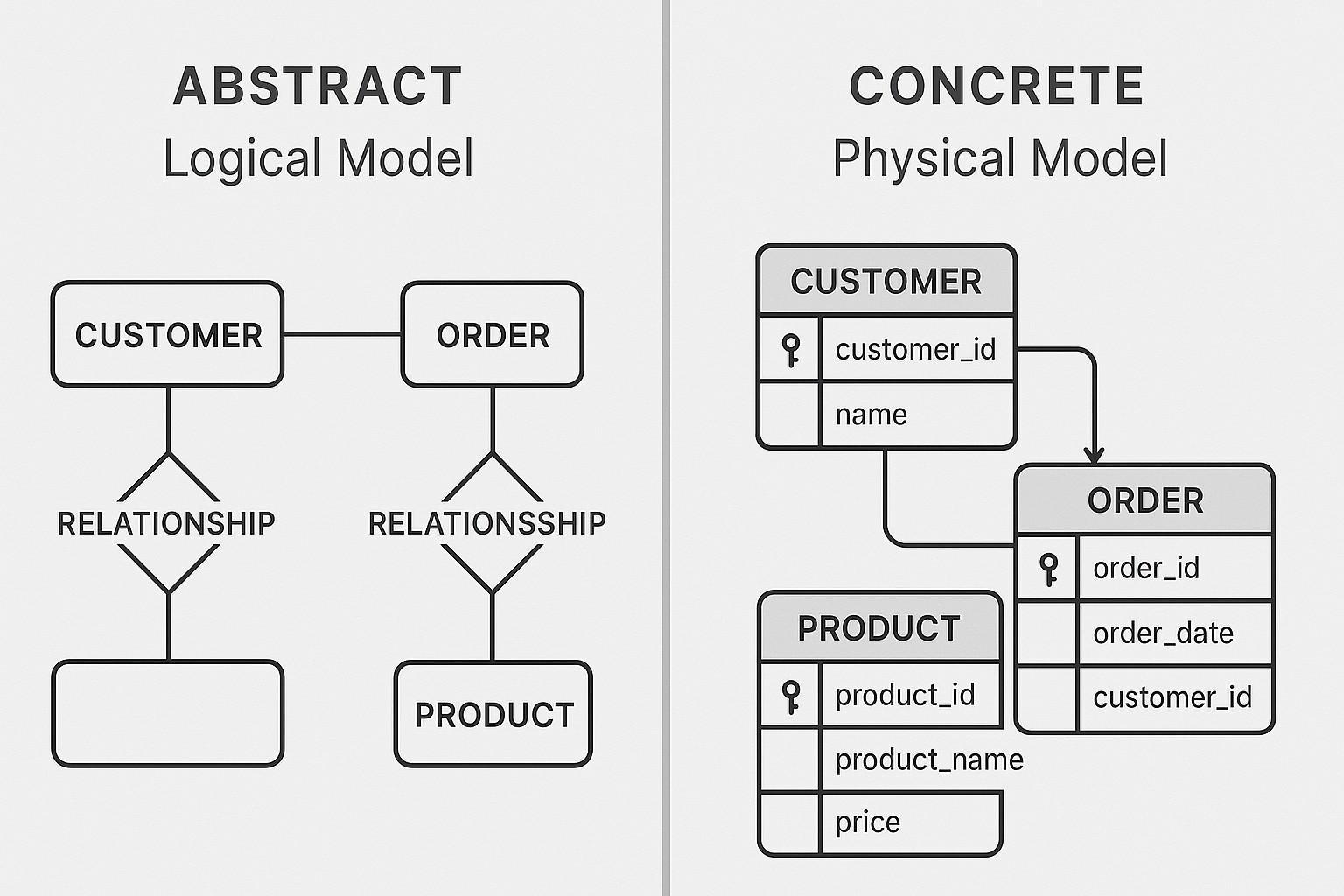Logical vs Physical Data Models: Key Differences and Uses