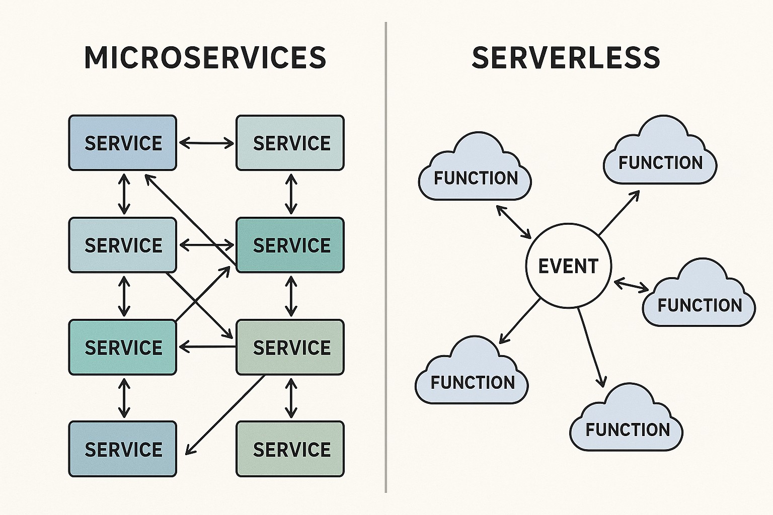 Microservices vs Serverless: Choosing the Right Architecture