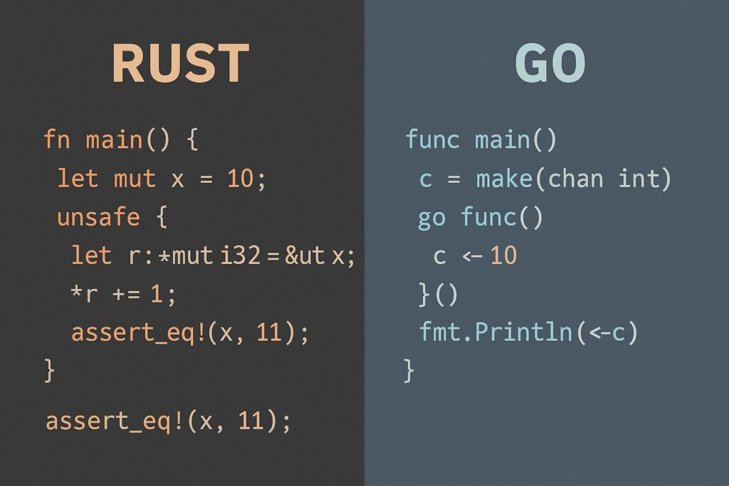 Rust vs Go: A Comparison of Modern Systems Languages
