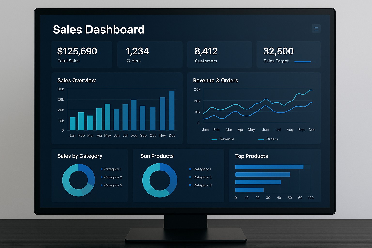 Sales Dashboard Examples (Key Metrics for Sales Teams)