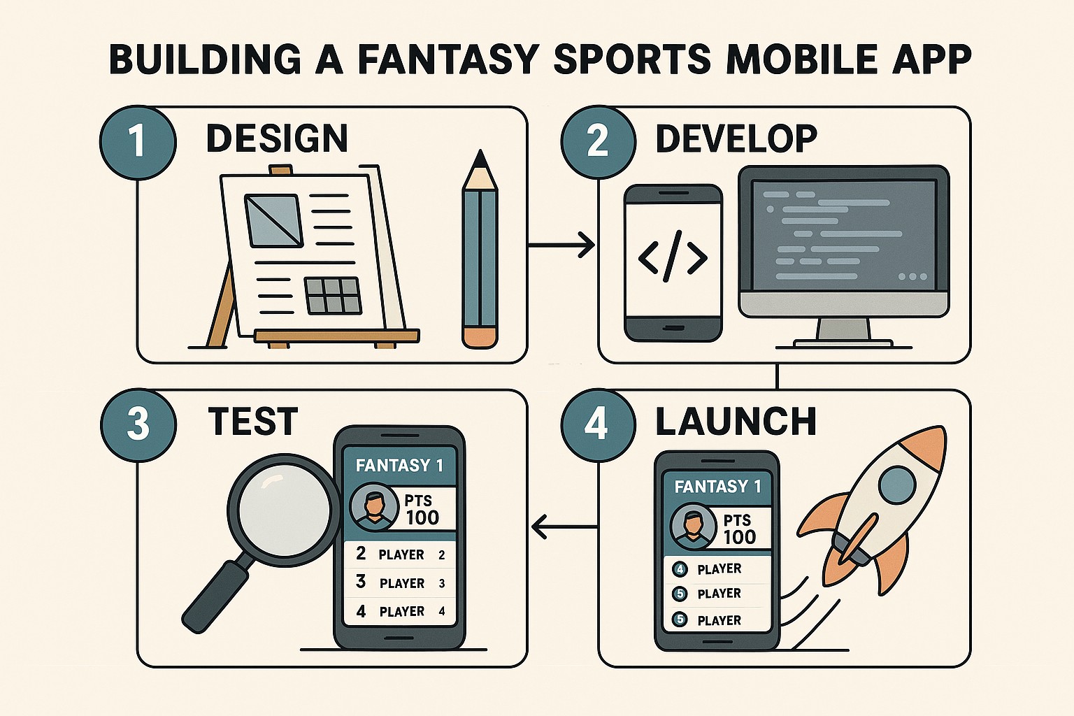 Building a Fantasy Sports Application: Key Steps and Features