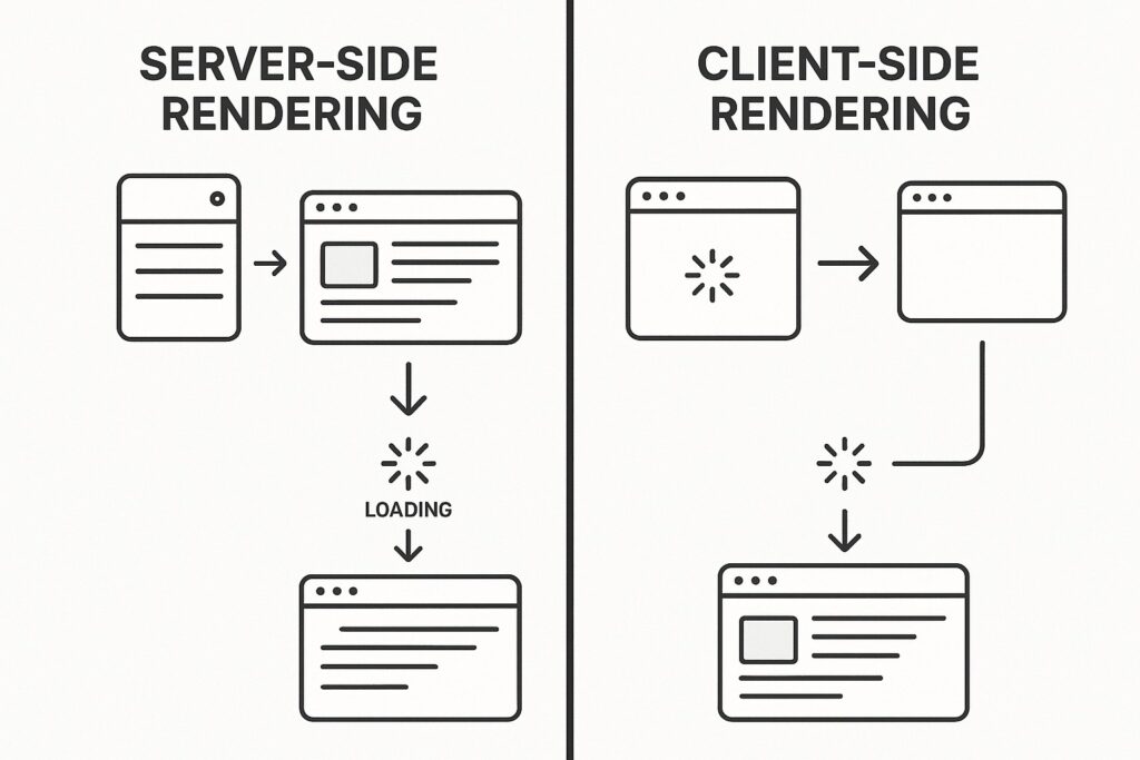 Server-Side vs Client-Side Rendering: Web Performance Impacts