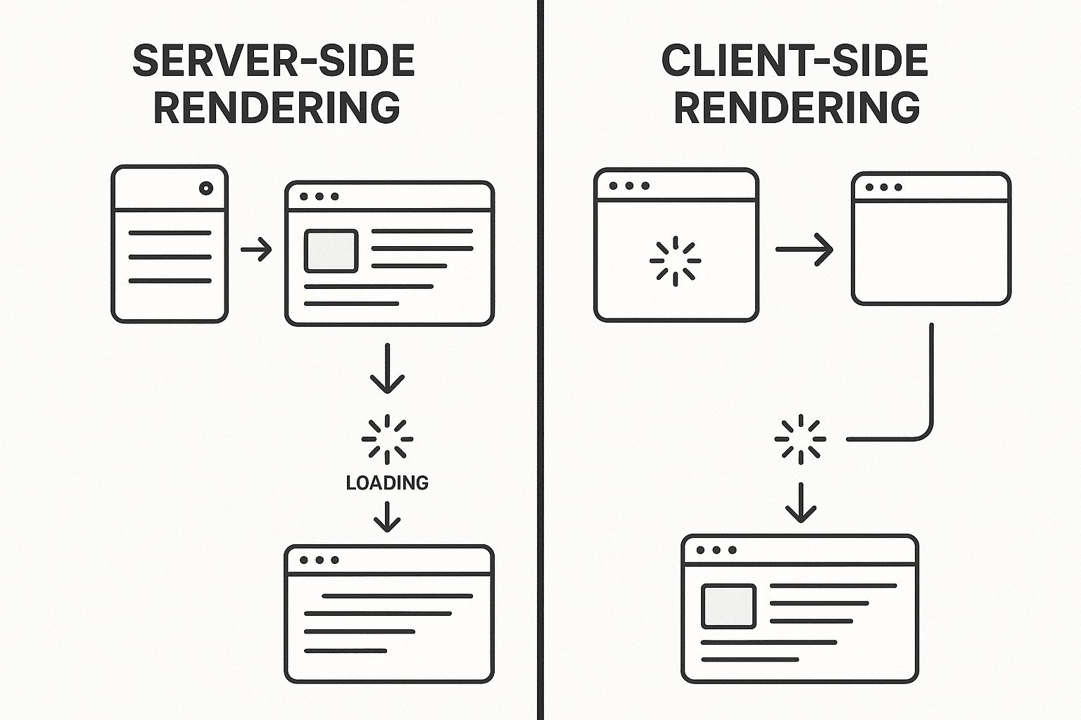 Server-Side vs Client-Side Rendering: Web Performance Impacts