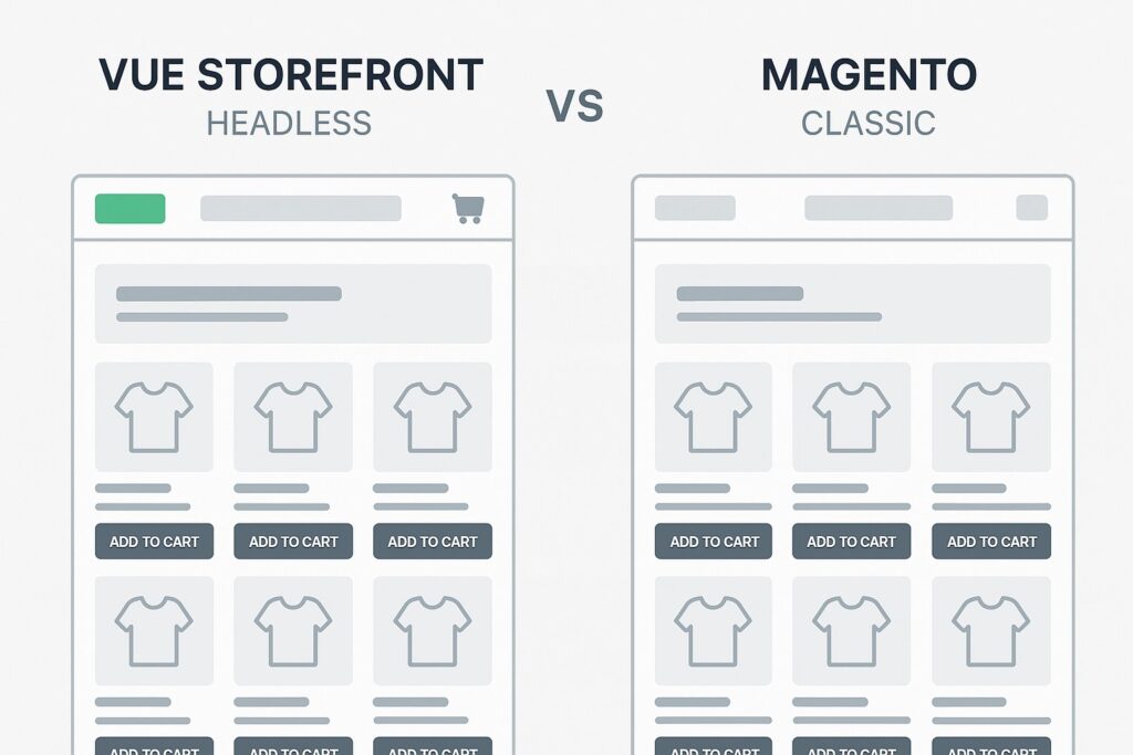 Vue Storefront vs Magento Frontend: Modernizing E-Commerce