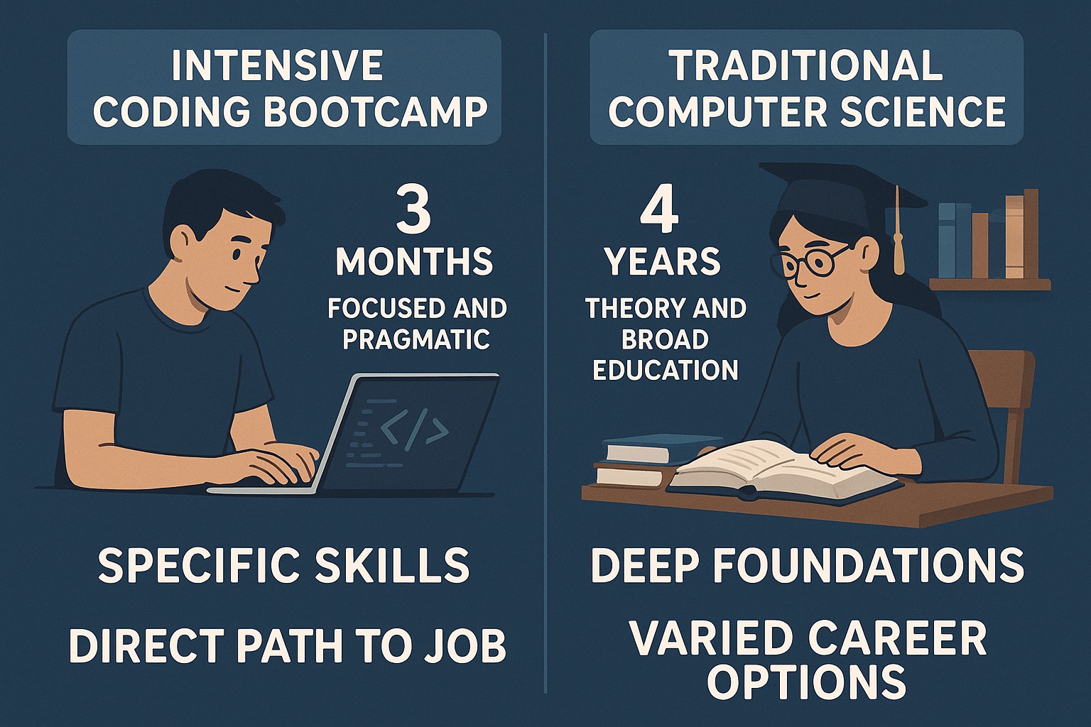 Coding Bootcamp vs Computer Science Degree: Which to Choose?