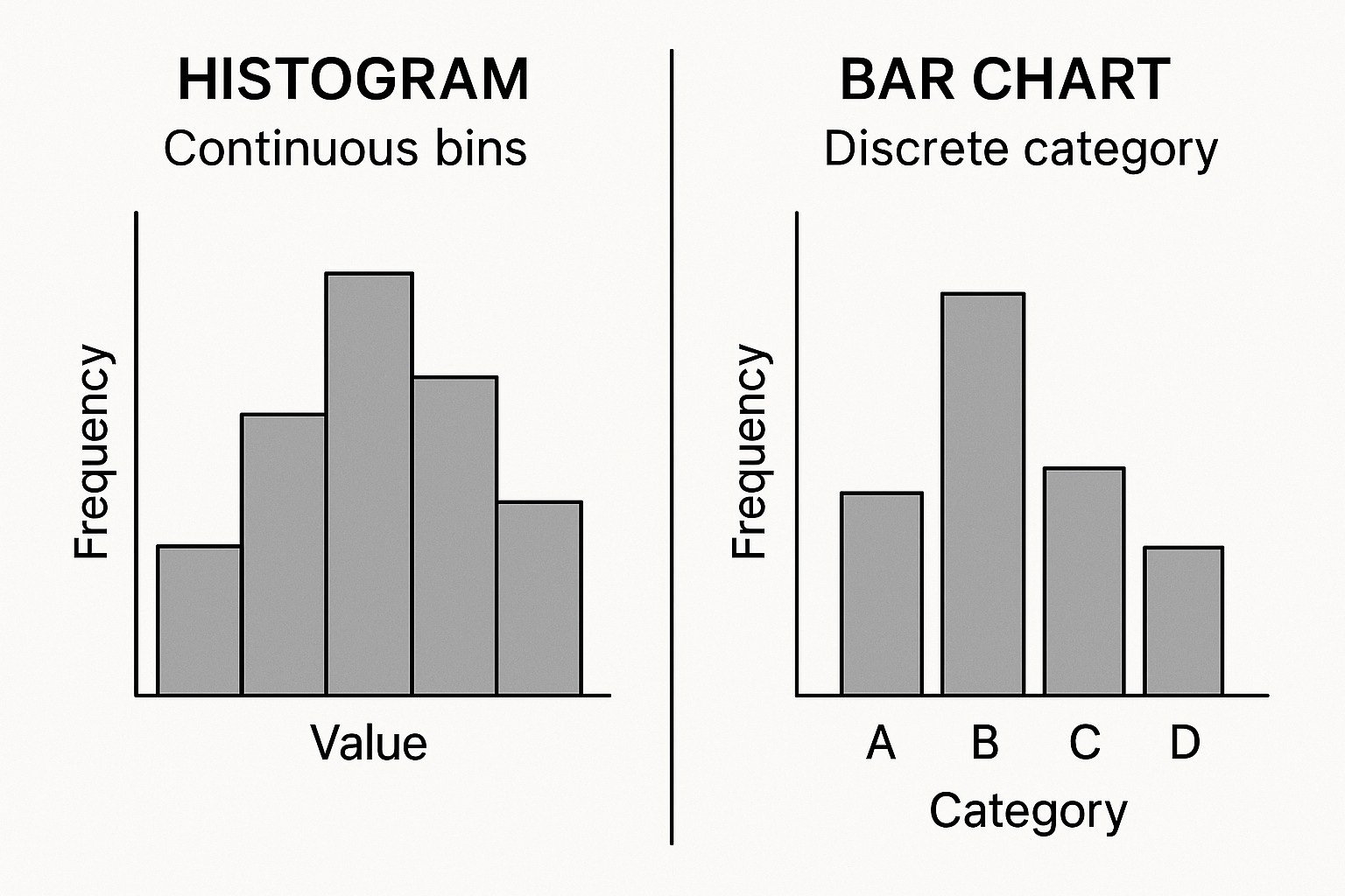 Histogram vs Bar Chart: Differences and When to Use Each