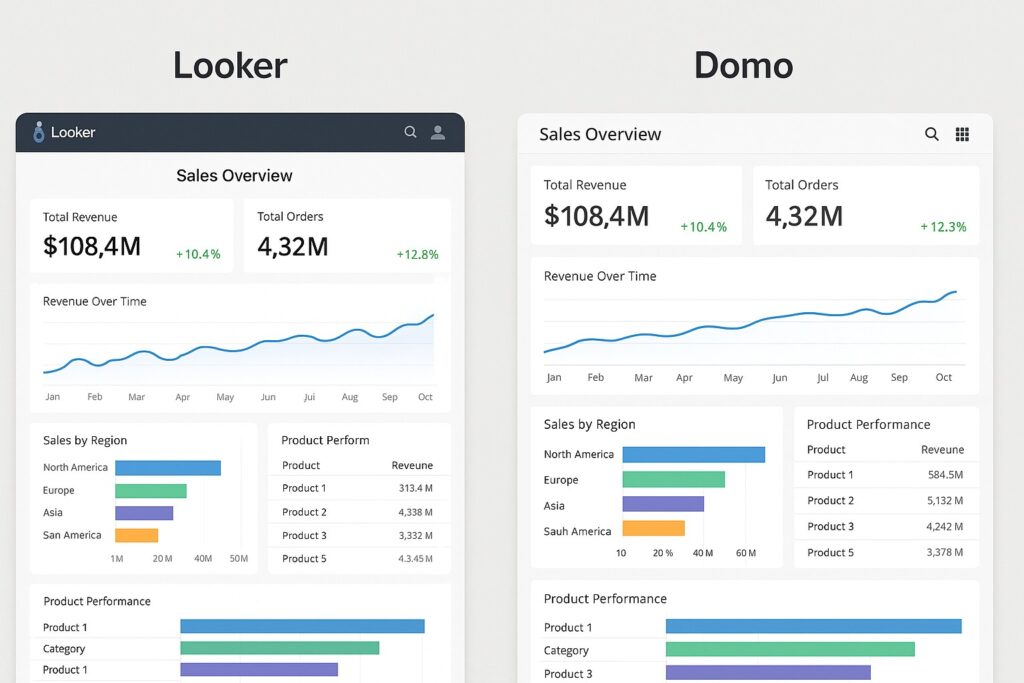 Looker vs Domo: BI Tools Comparison