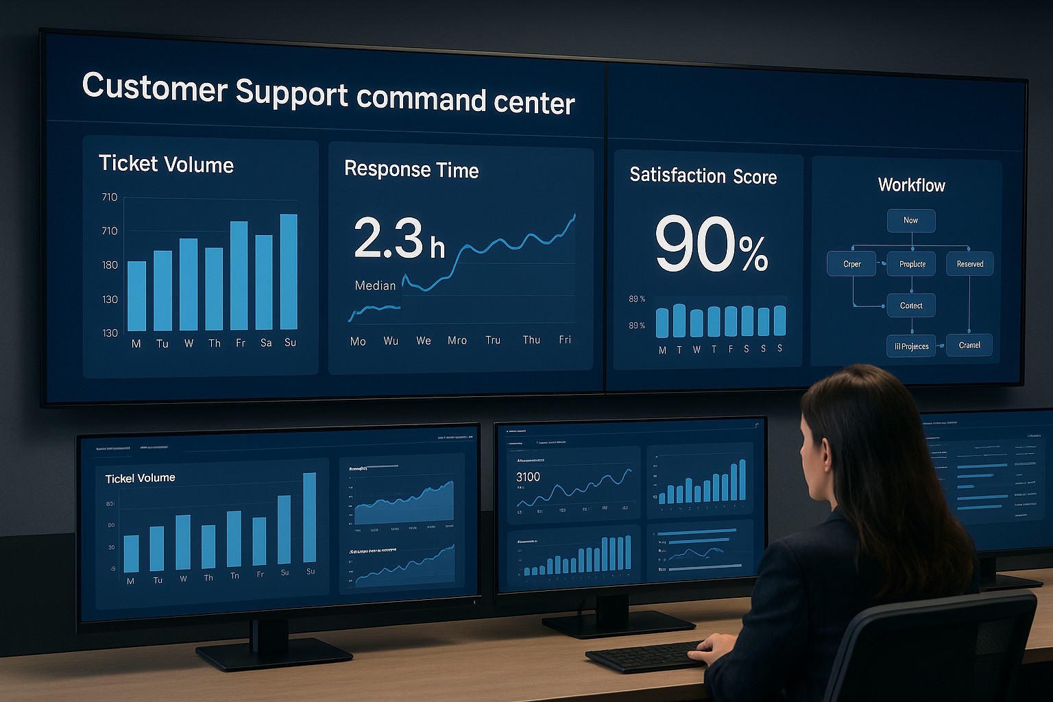Customer Service Dashboard Metrics and KPIs (Improving Support)