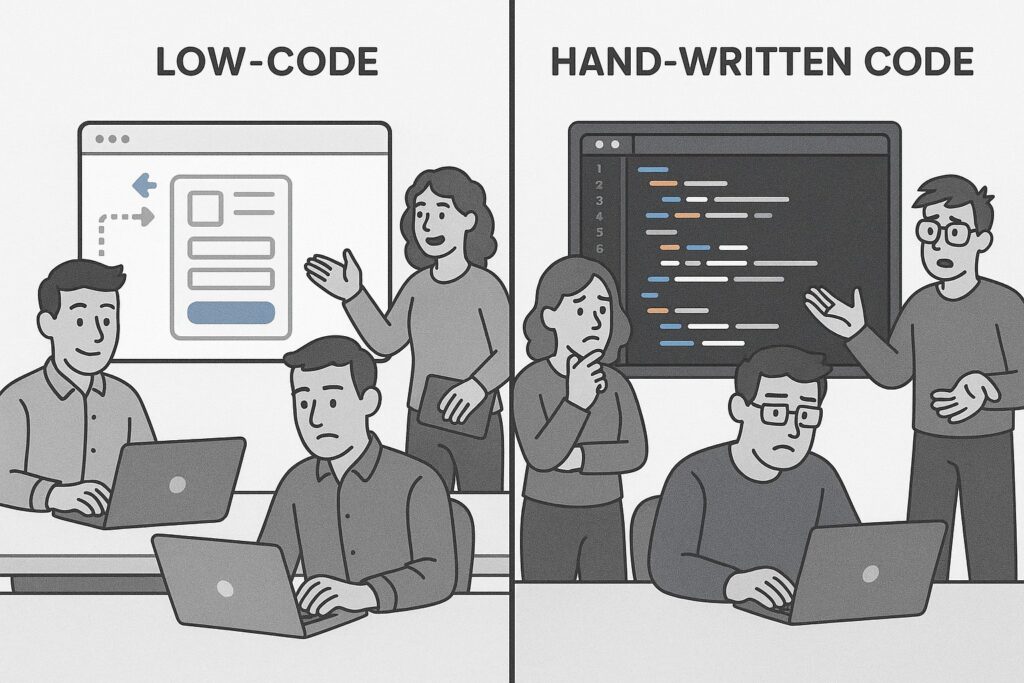 Low-Code vs Traditional Development: Impact on Teams